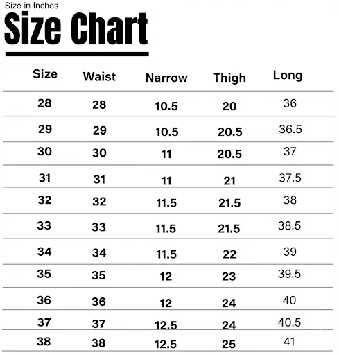 Pant Measurement Guide